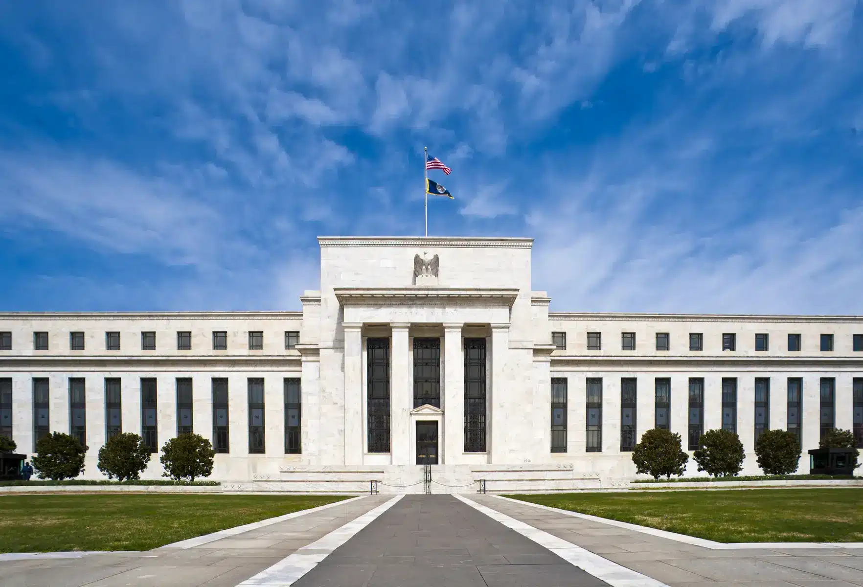 Das Eccles Building, das Hauptgebäude der Federal Reserve in Washington, D.C.