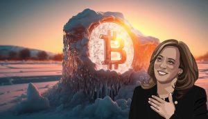 Candidata Harris evita hablar sobre las criptomonedas