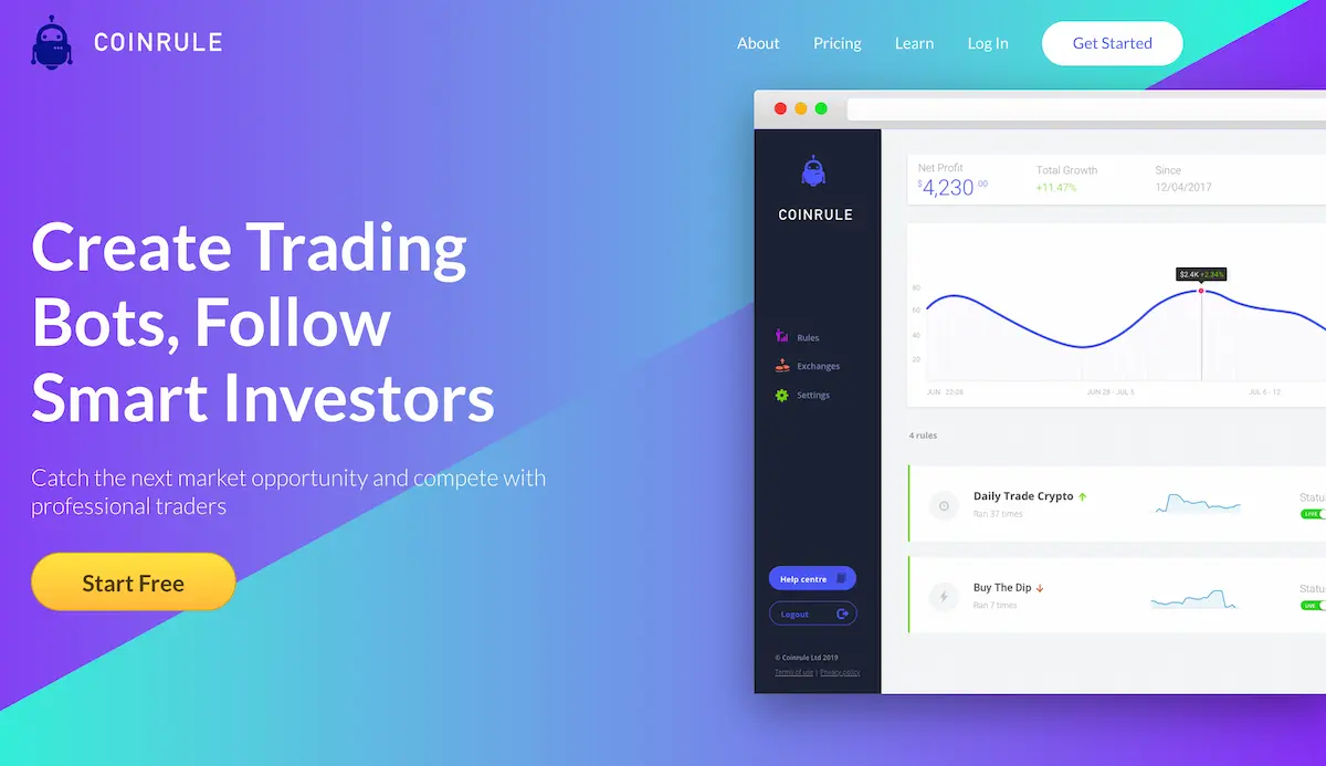 robot bitcoin coinrule