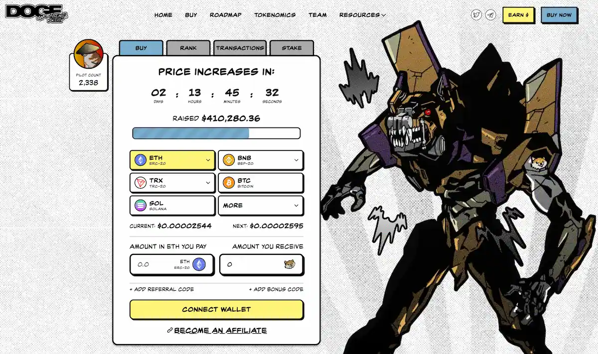 doge uprising como comprar