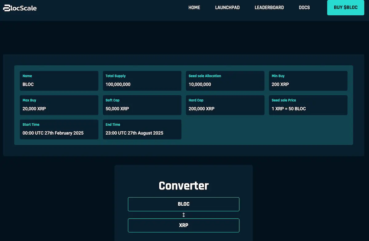 como comprar blocscale
