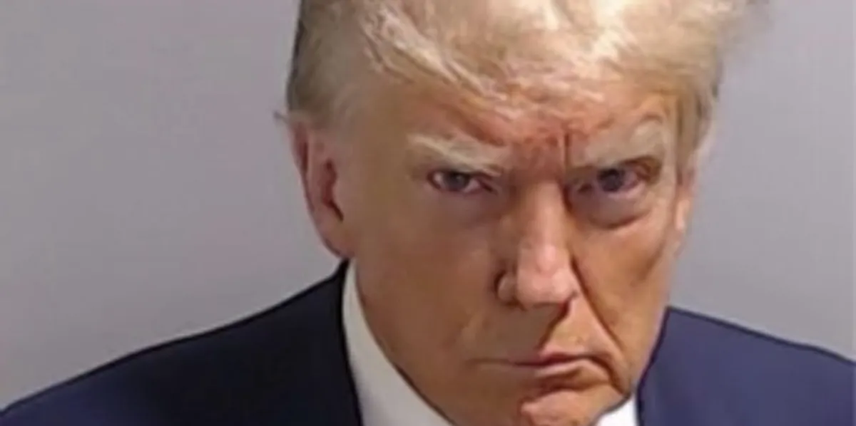 foto de arresto de trump