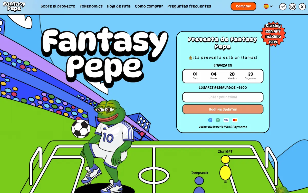 preventa de fantasy pepe