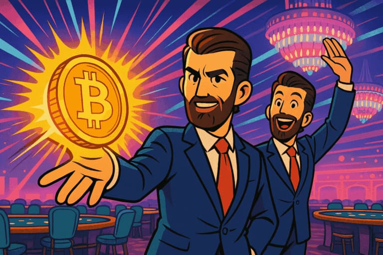 Donald Jr. y Eric Trump destacan el Bitcoin en una conferencia en Las Vegas