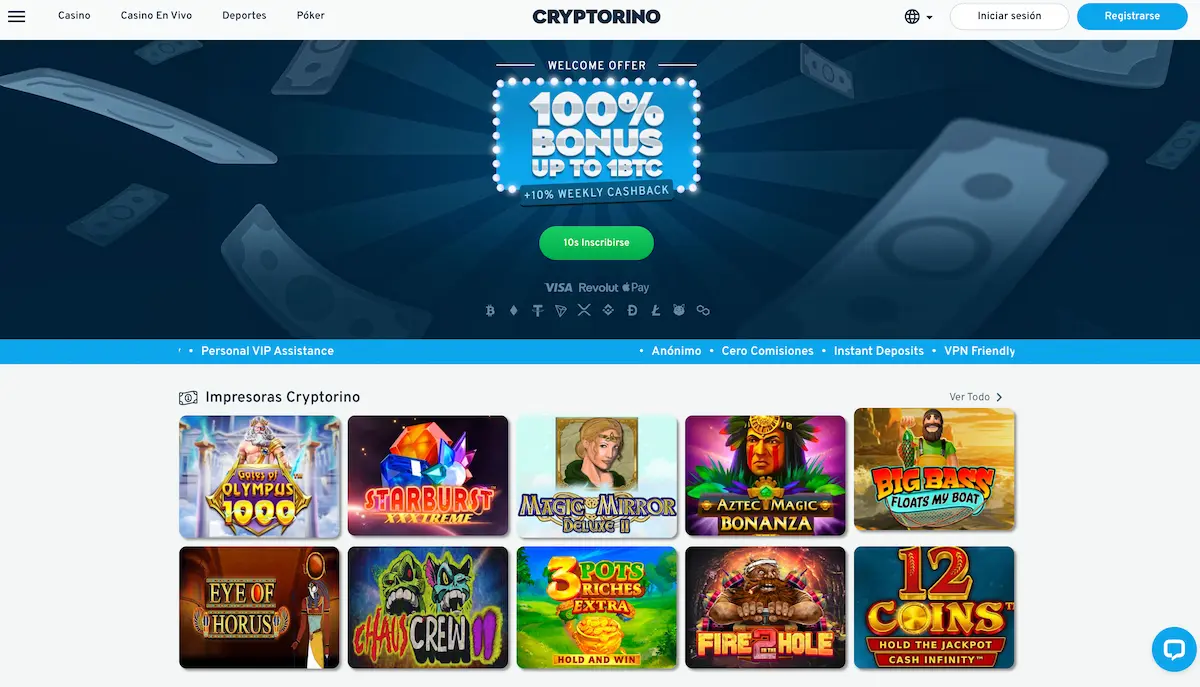 cryptorino blackjack con criptomonedas