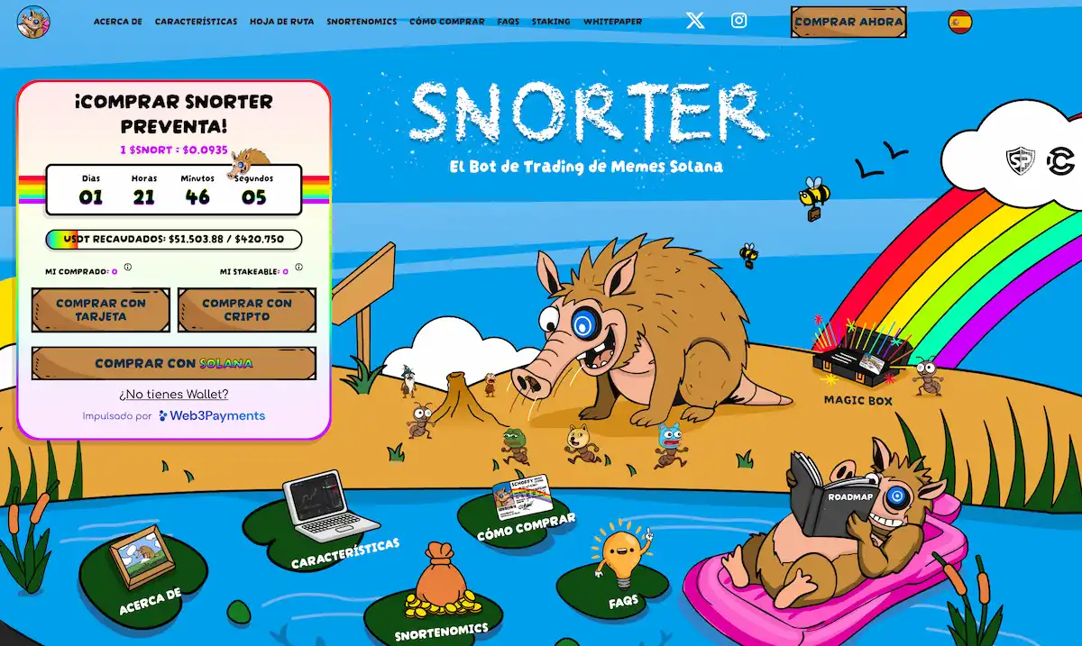 ico de criptomonedas de snorter token bot