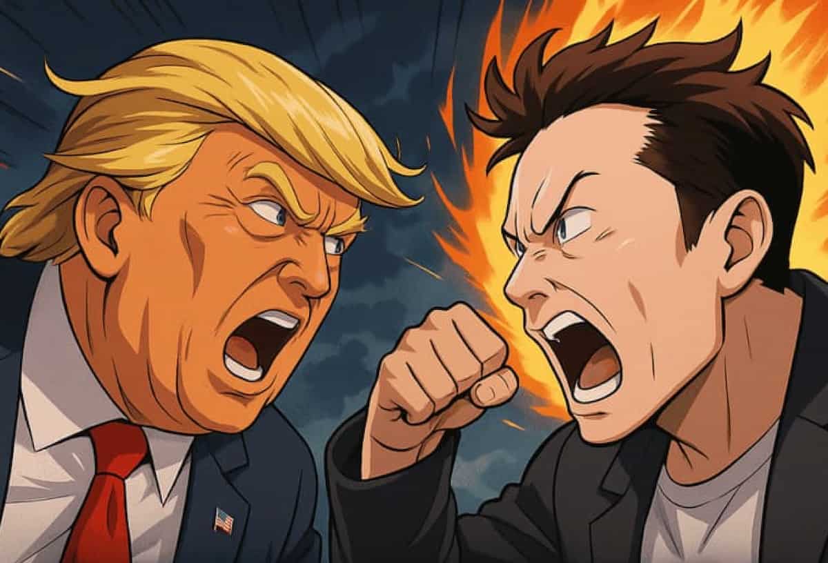 El mercado crypto cae por la pelea entre Elon Musk y Trump, pero HYPE se mantiene a flote