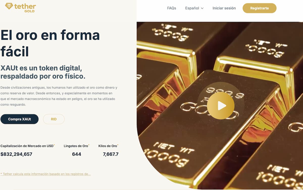 oro tokenizado