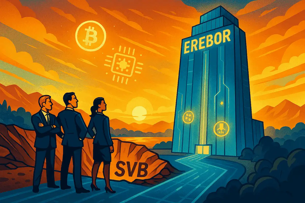 Los titanes tecnológicos lanzan Erebor Bank para ocupar el vacío que dejó SVB en las startups de cripto e inteligencia artificial