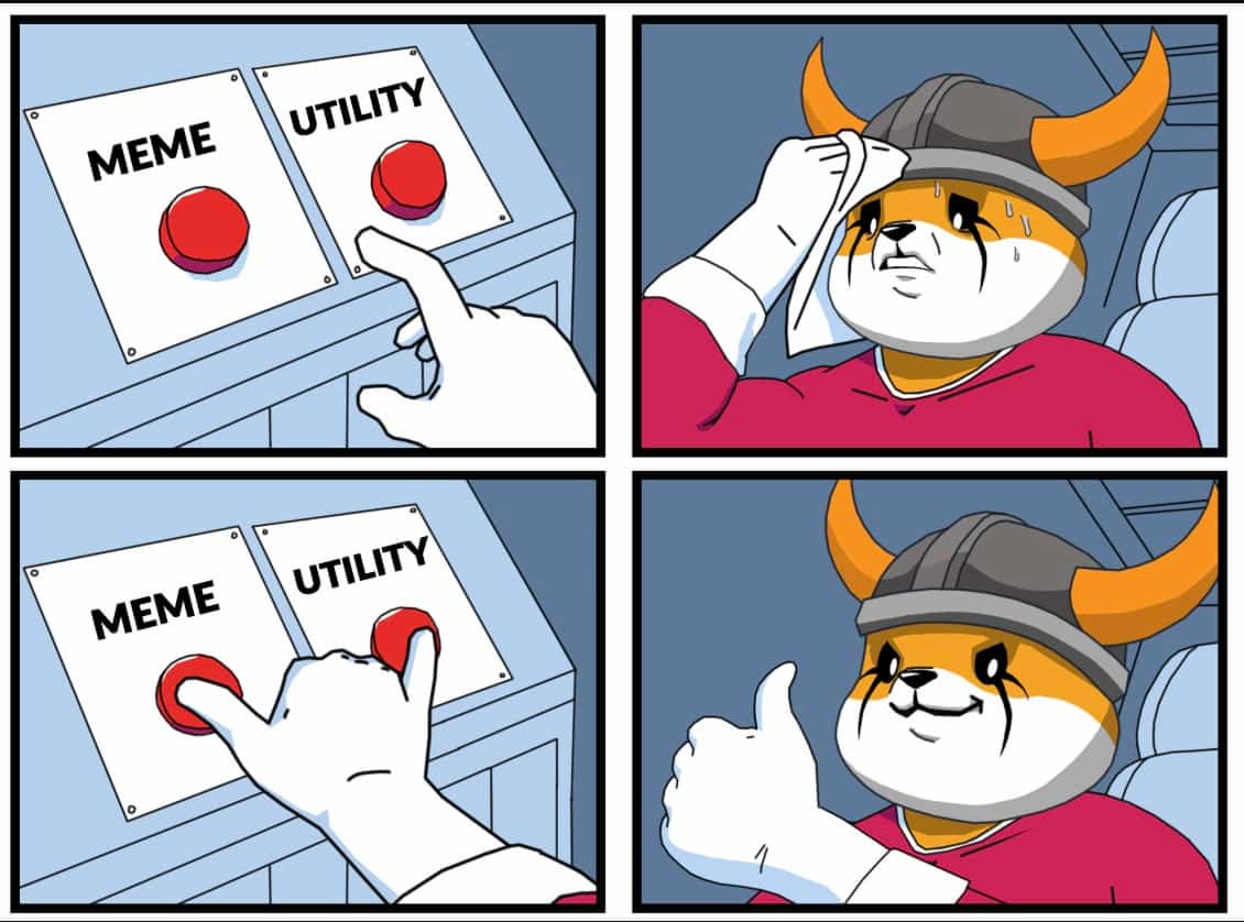 La criptomoneda FLOKI se dispara un 30 % durante la noche: la memecoin del  perro debe su