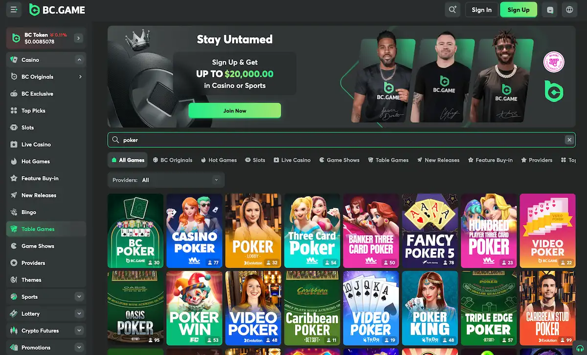 bcgame ethereum poker