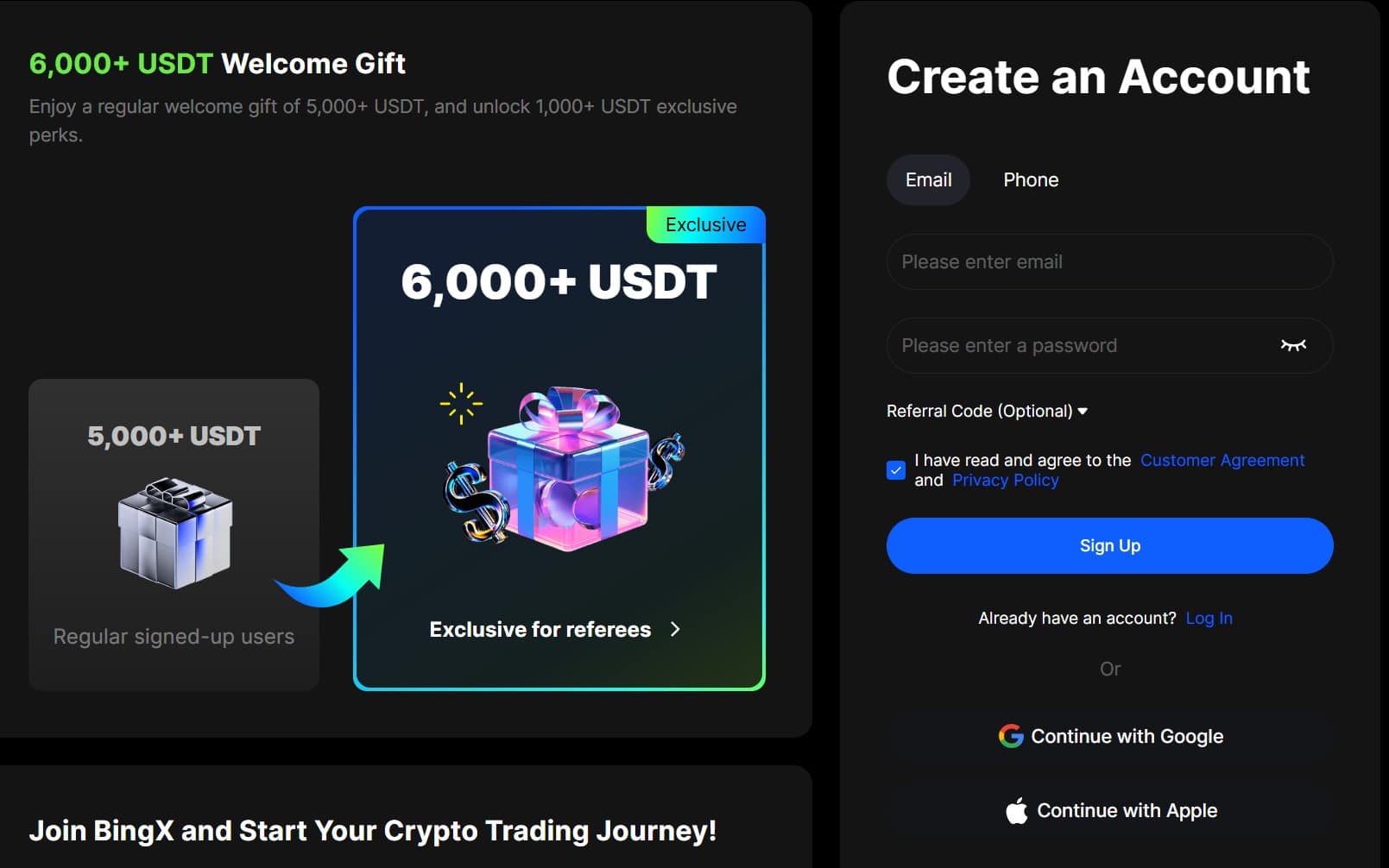 BingX lanza un nuevo programa de recompensas con bonificaciones de hasta  6.000 USDT