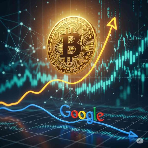 Bitcoin supera a Google en capitalización de mercado y se coloca como el quinto activo más valioso del mundo