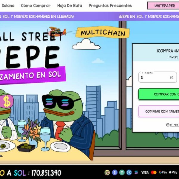 Wall Street Pepe desembarca en Solana y refuerza su pulso en la batalla de los memecoins