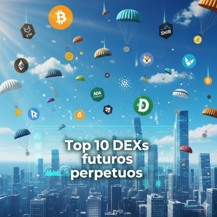 Top 10 DEXs de futuros perpetuos por volumen con potencial de Airdrop en cripto para conseguir dinero gratis