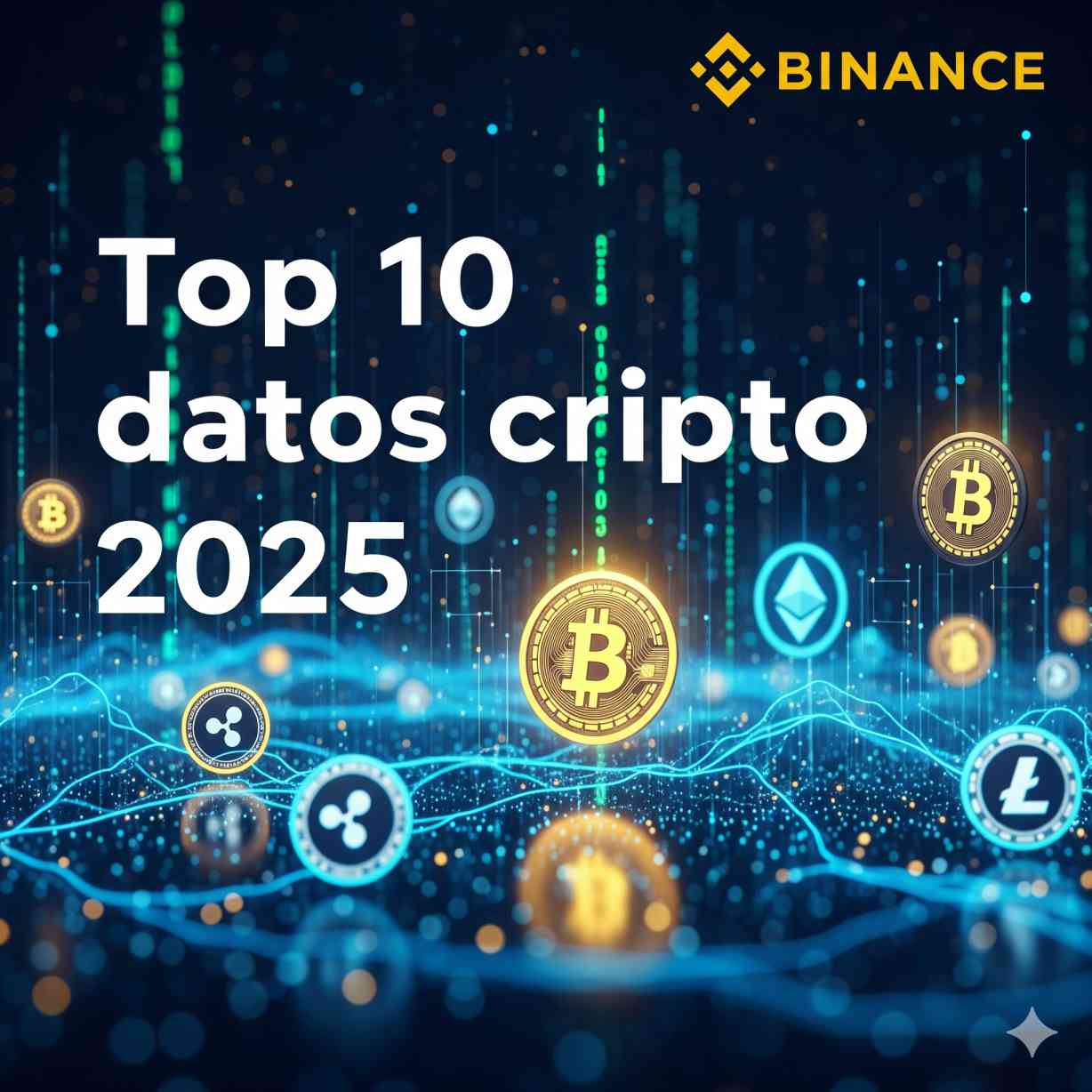 Top 10 datos cripto más importantes de 2025, según Binance