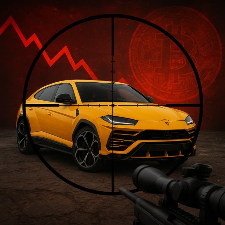 Trader ucraniano muere en su Lamborghini tras el crash cripto de $19.000 millones durante el viernes; se investiga suicidio