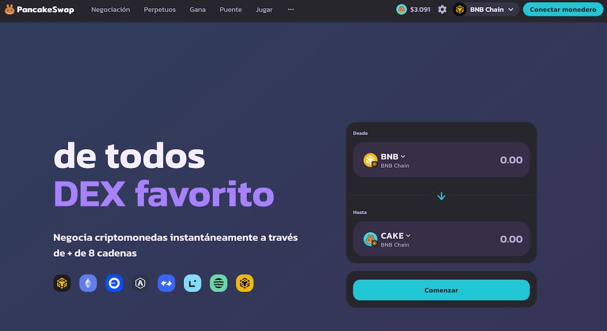 comprar pancakeswap