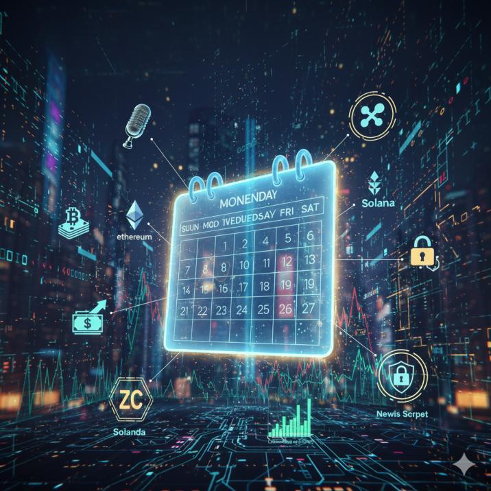 Catalizadores cripto a seguir esta semana