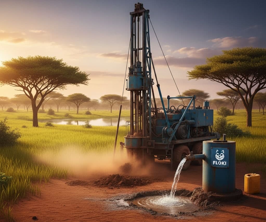 FLOKI lleva agua potable a África: las memecoins también transforman vidas