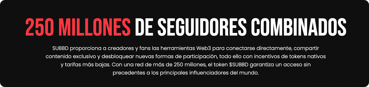 Nuevas criptomonedas para creadores con 150 millones de seguidores