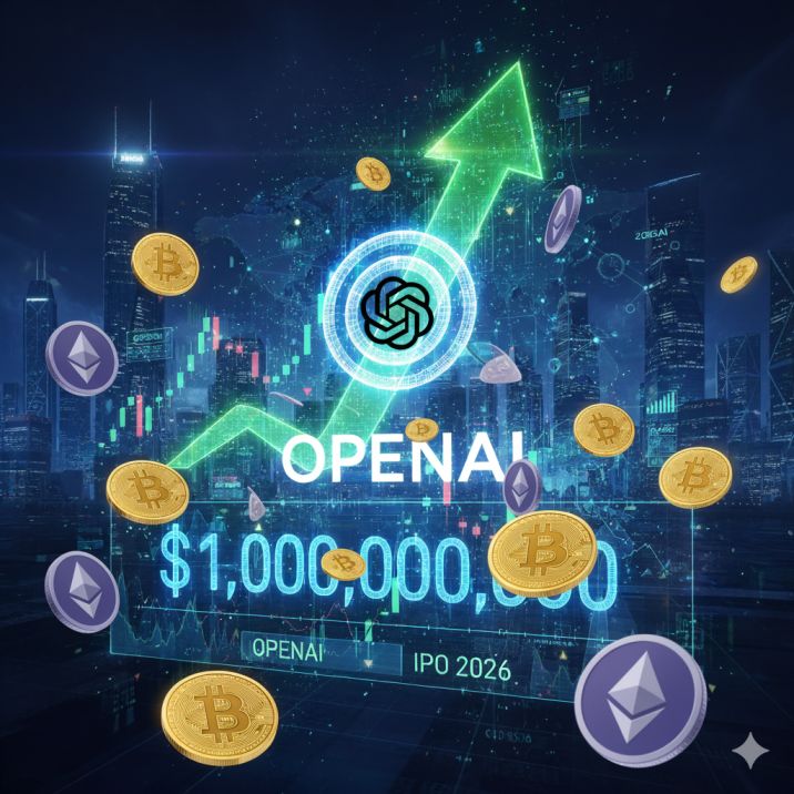OpenAI planea una histórica salida a bolsa valorada en 1 trillón de dólares para 2026: así puede impactar en el ecosistema cripto