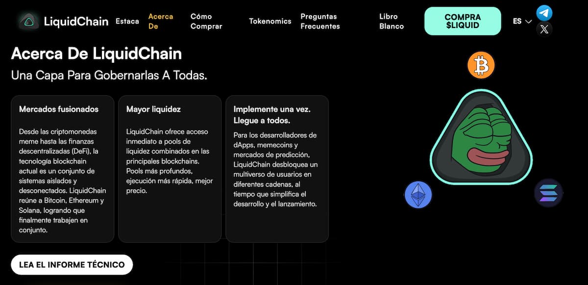 liquidchain preventa de solana más nueva