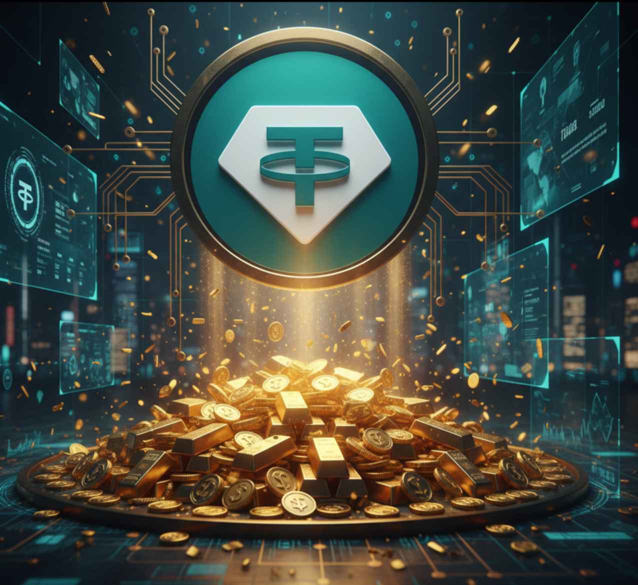 S&P rebaja la calificación de USDT mientras Tether dispara sus reservas de  oro