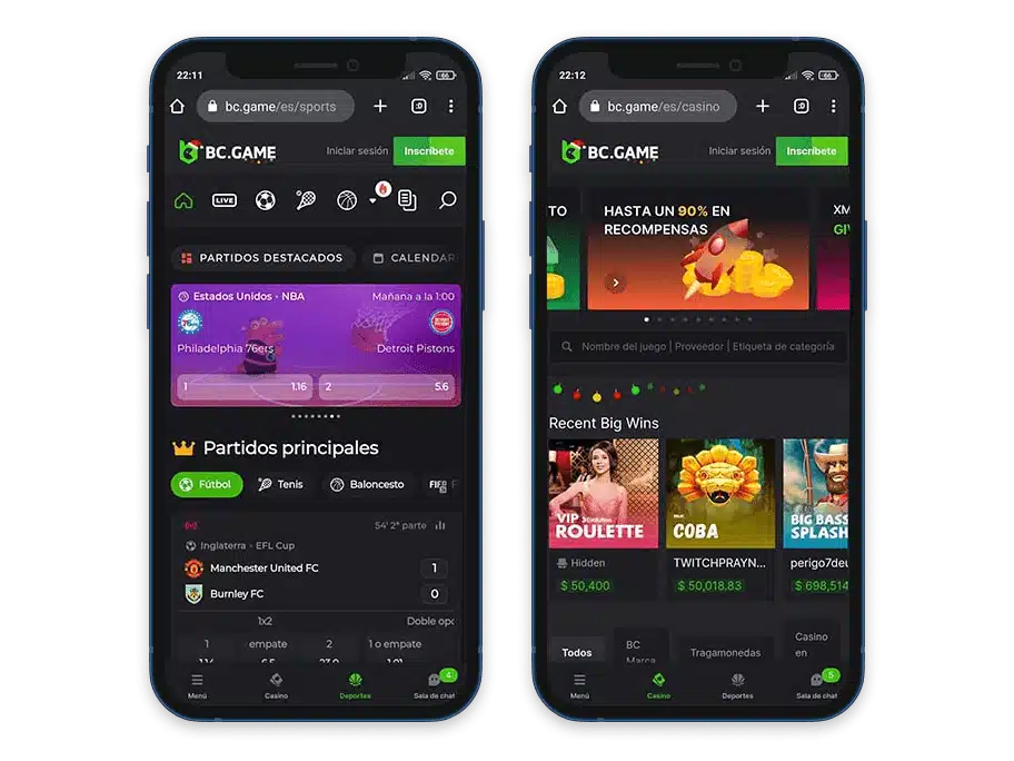 bcgame crypto casino con bonos y app