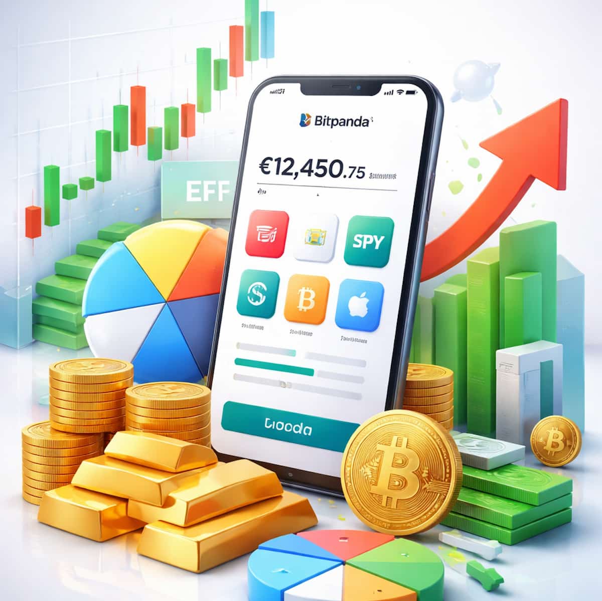 Bitpanda impulsa la inversión en acciones y ETFs en promoción