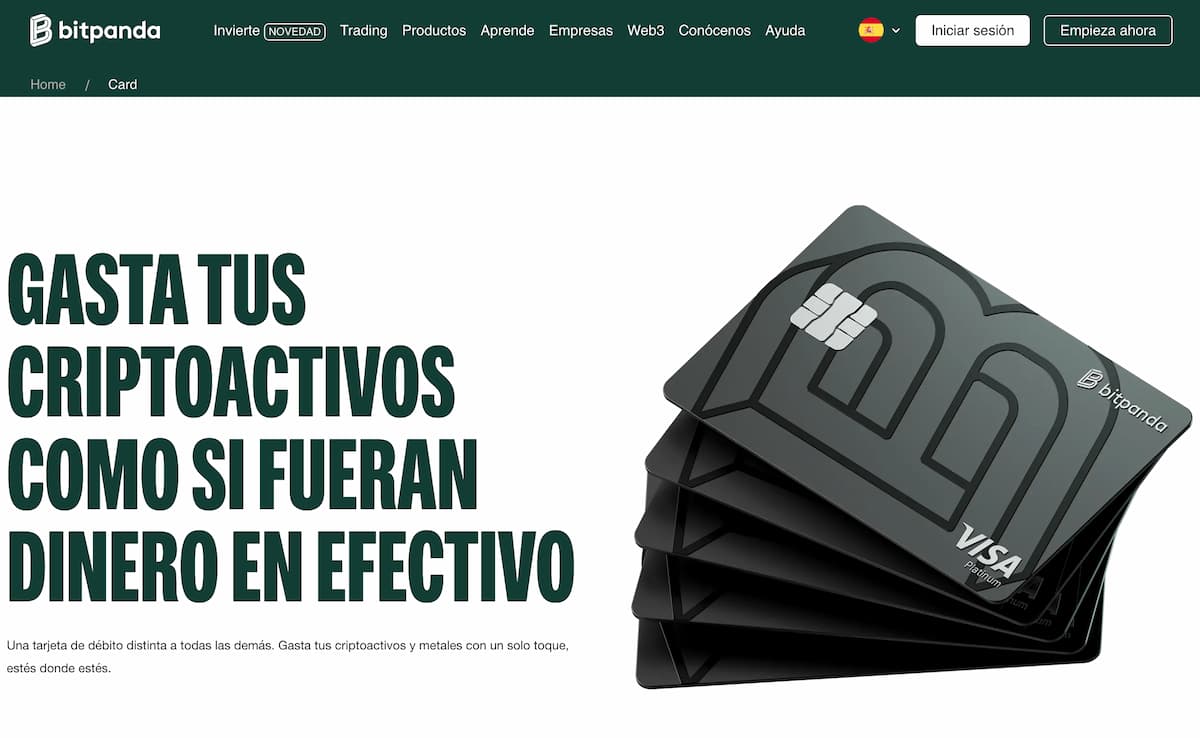 bitpanda tarjeta