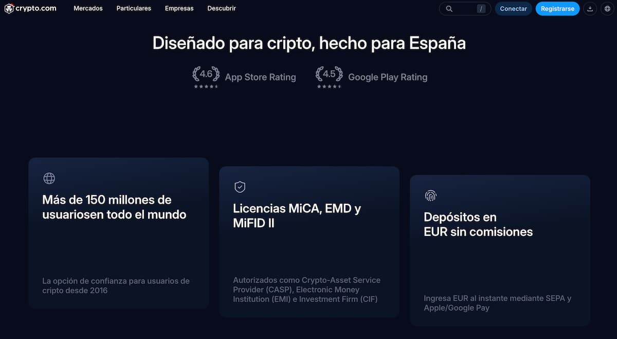 Crypto.com: opiniones y reseña completa 2026