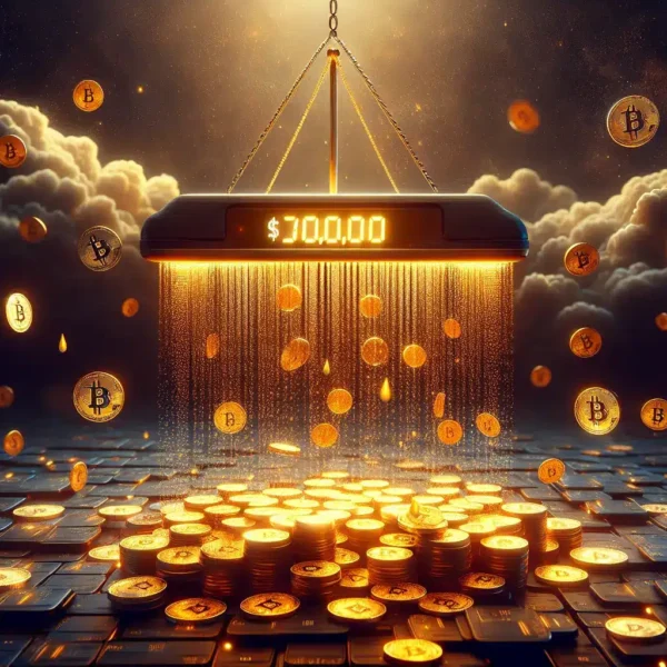 Las ventas de Bitcoin se disparan en todas las billeteras mientras se mantienen los 70.000 USD