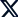 X logo