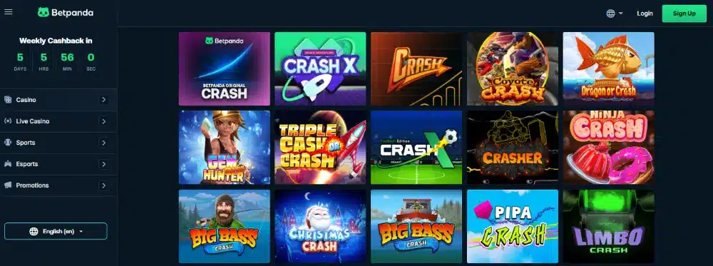 betpanda crash pelit