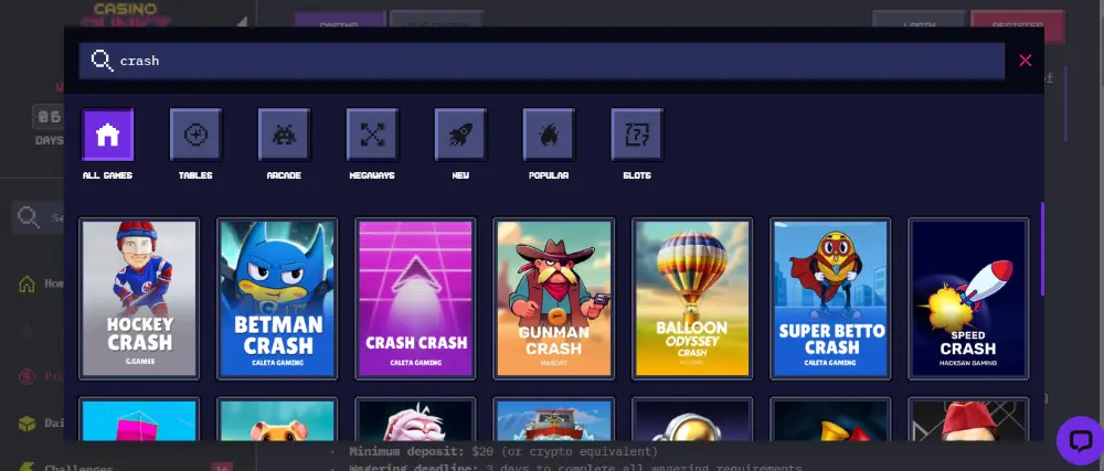 casinopunkz crash pelit