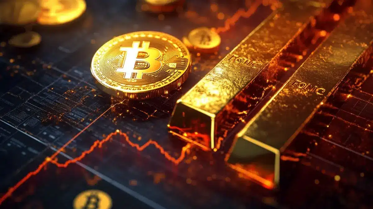 Kulta nousee, Bitcoin laskee - mitä tekee Fed?