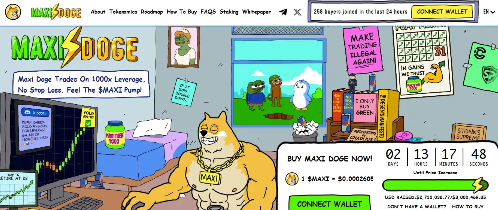 maxi doge token etusivu