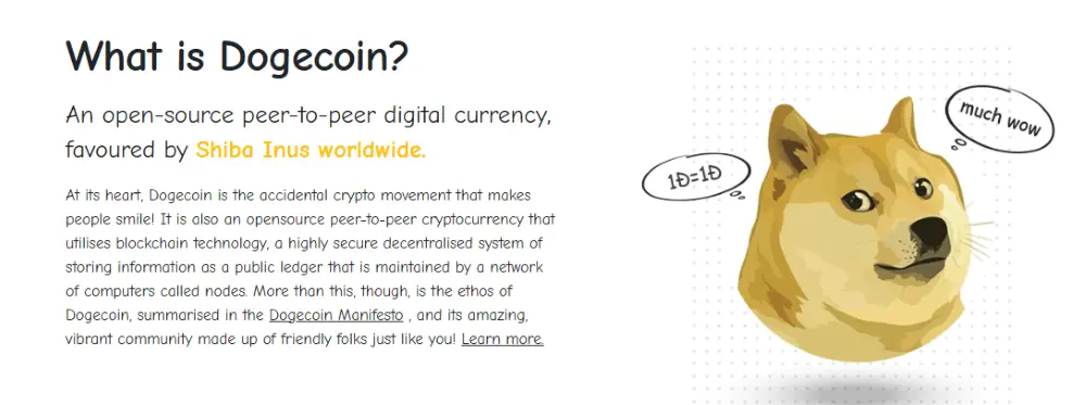 mikä on dogecoin