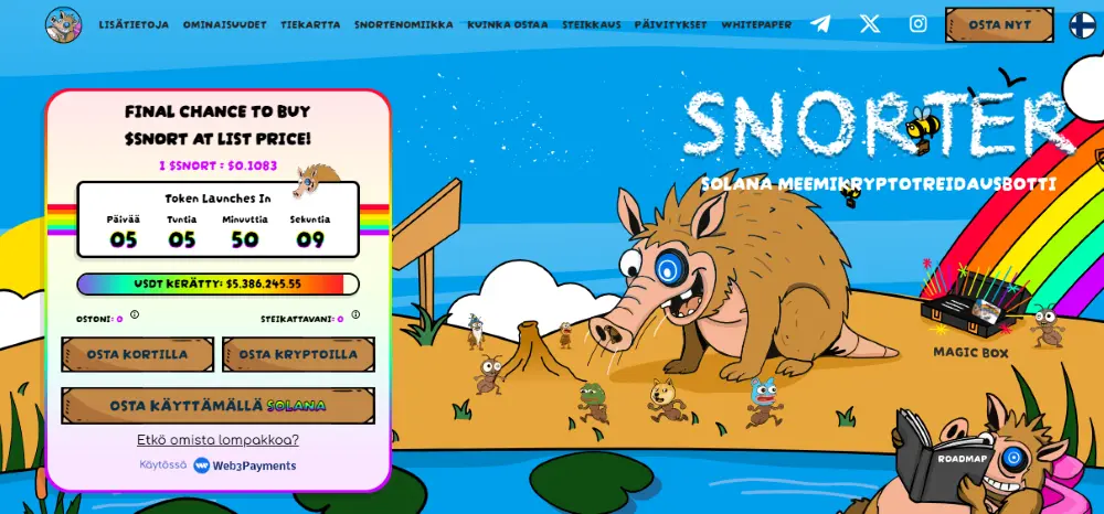 snorter bot kotisivu osta nyt