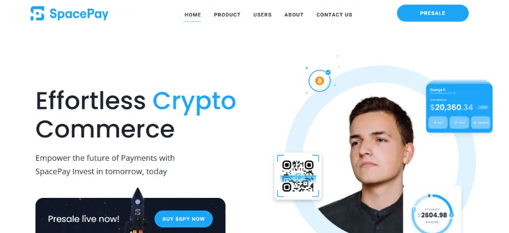 spacepay presale kotisivu