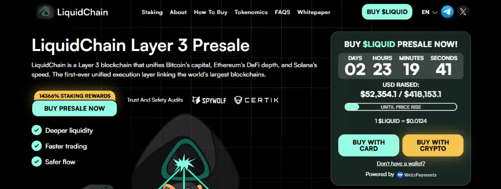 liquidchain presale sivusto