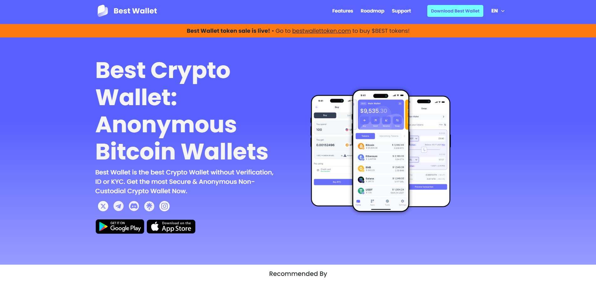 best wallet site officiel