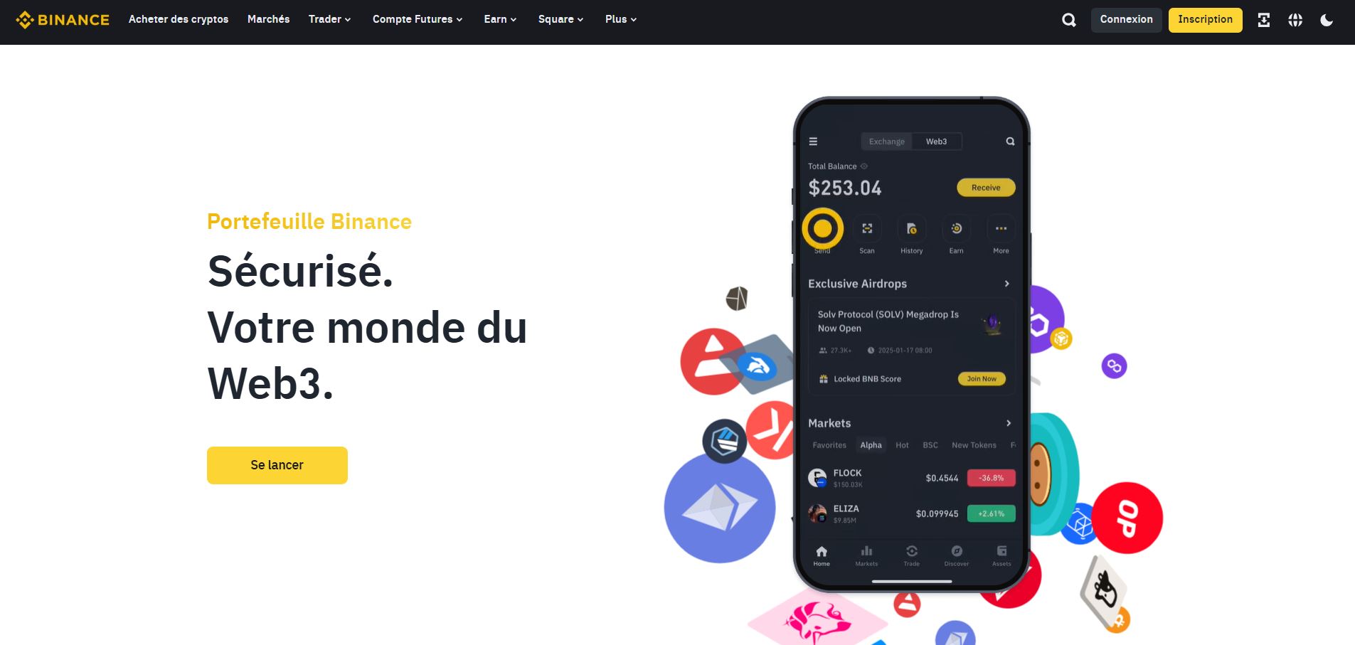 binance web3 site officiel