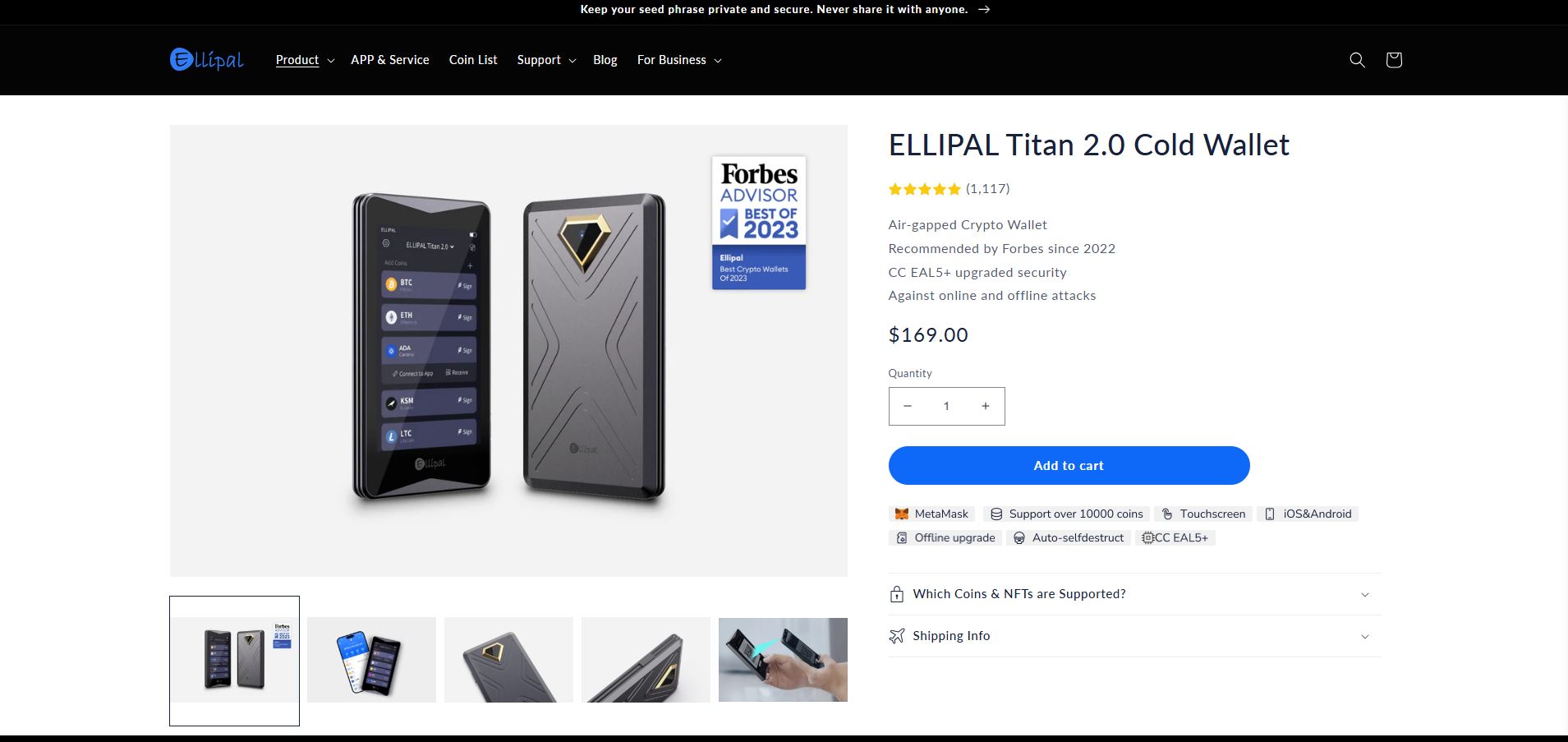 ellipal titan