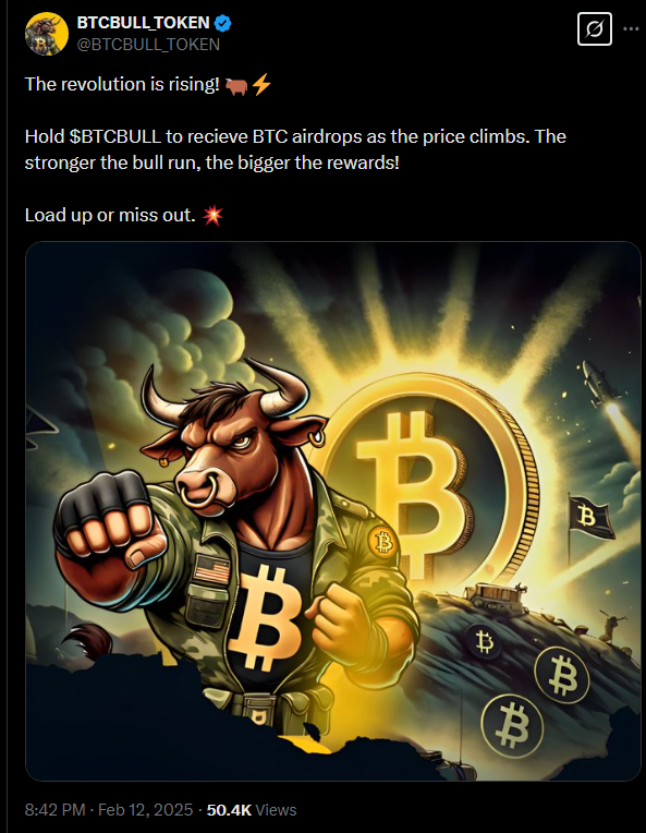 Le Bitcoin rebondi sur 83 000 dollars alors que le BTC Bull Token dépasse les 3,7 millions pour son ICO