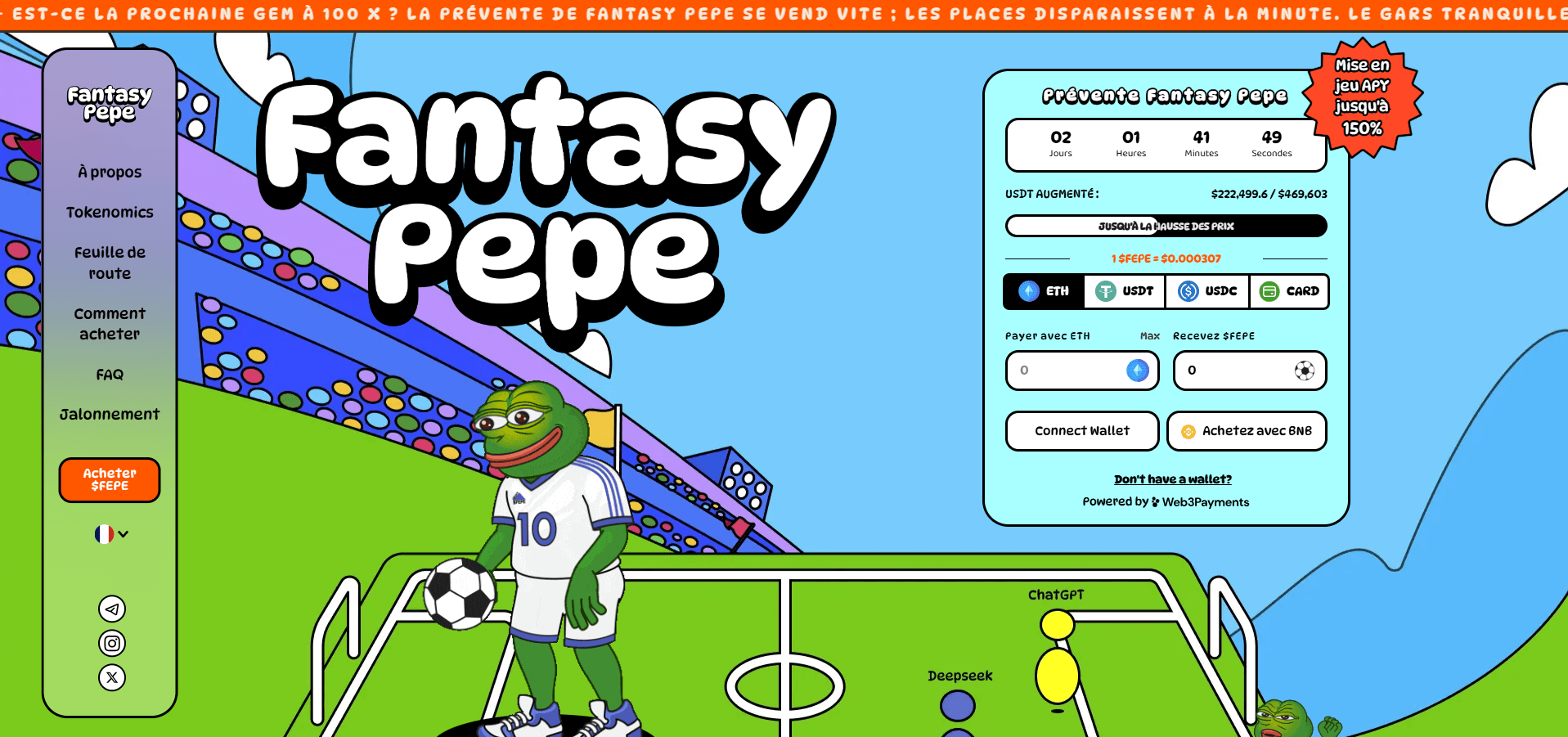 fantasy pepe site pour acheter