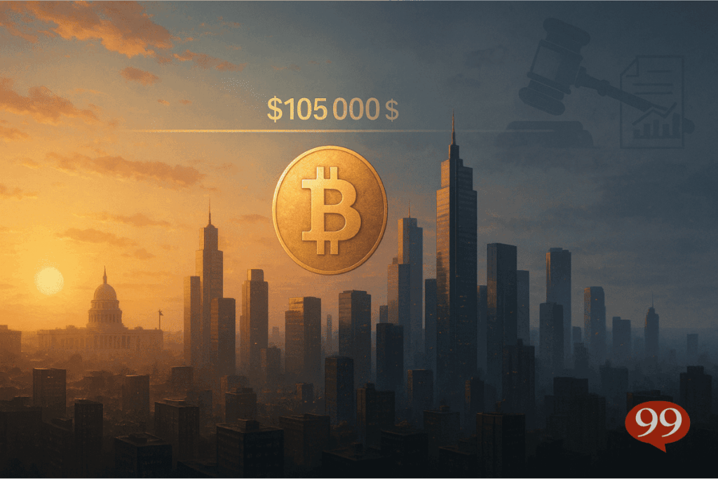 Les Tarifs de Trump rétablis, Bitcoin corrige sous 105 000 $ : pourquoi c’est positif ?