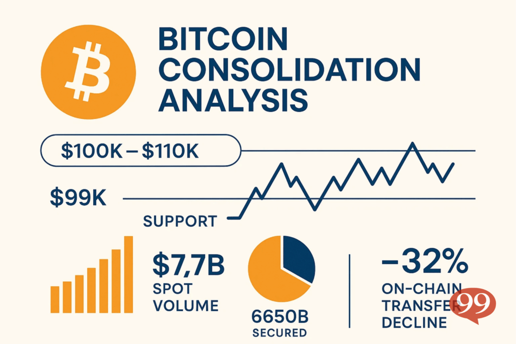 Pourquoi Bitcoin va s’extraire par le haut du range 100 000 – 110 000 $ ?