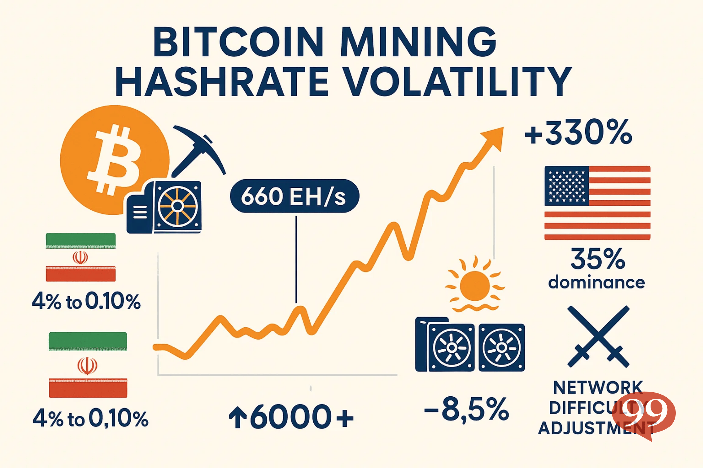 Explosion du hashrate, que se cache-t-il derrière ? Quel impact sur le  marché ?